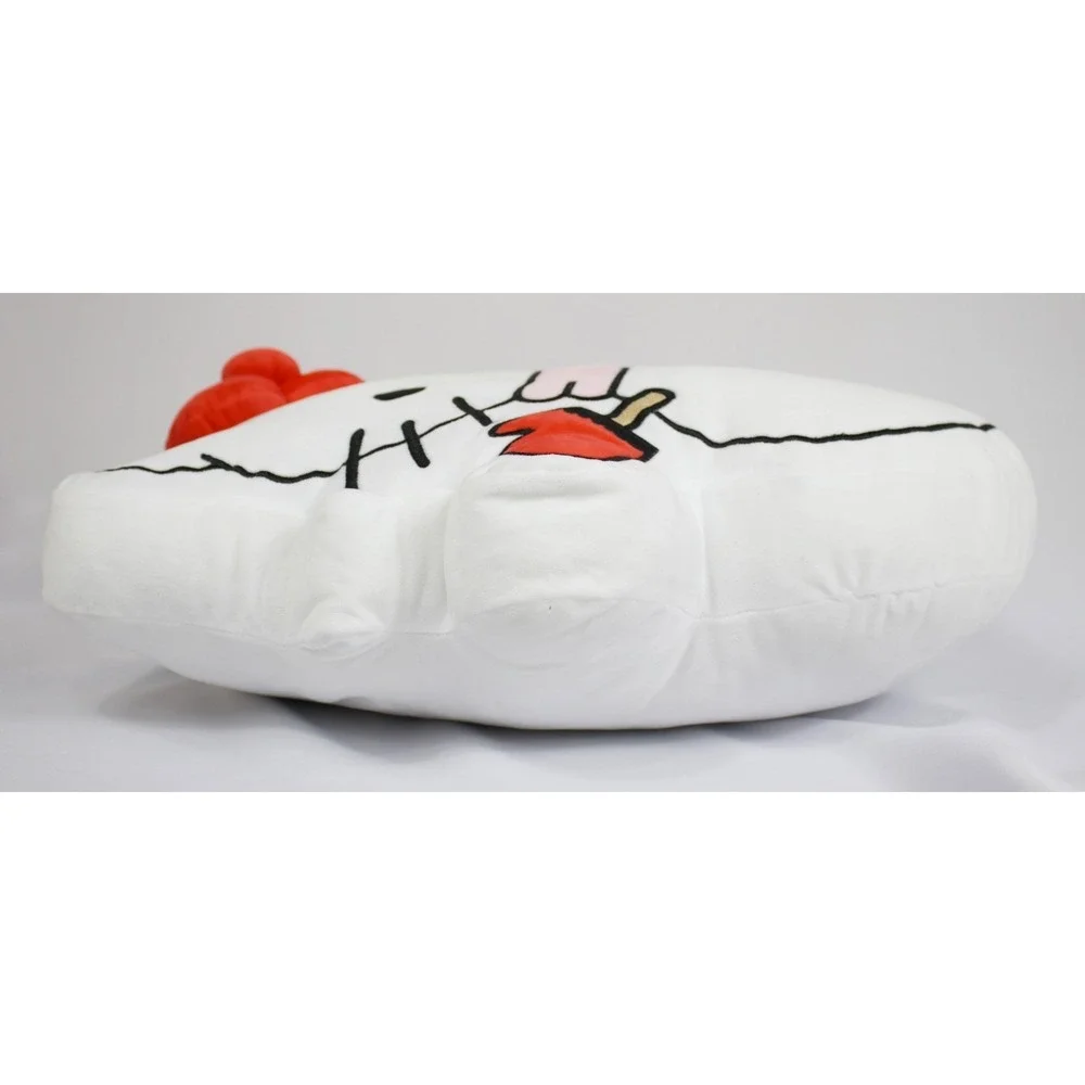 Hello Kitty Sanrio Winter Holiday Snowman Plush Pillow‎ 3D Bow 20
